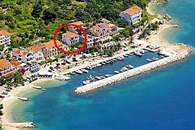 Ganze Wohnung, Studio Appartement mit Terrasse und Meerblick Podgora, Makarska As-6836-b in Podgora, Makarska Riviera