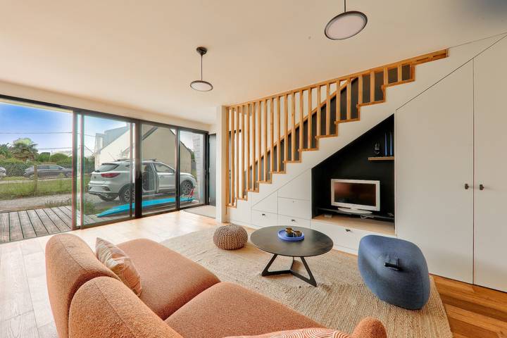 Location de vacances pour 8 personnes, avec jardin et terrasse dans Plage Kerfontaine - 2