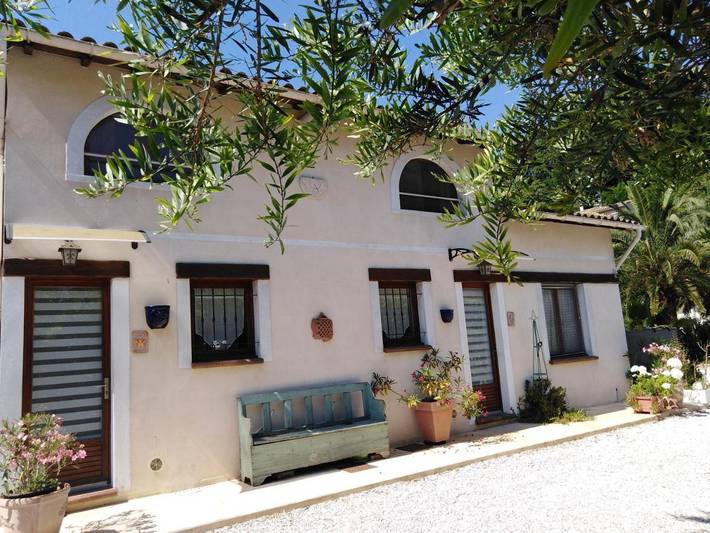 Appartement de vacances pour 2 personnes, avec Terrasse ainsi que Jardin et Vue