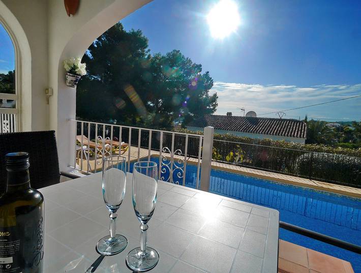 Casa rural para 4 personas, con jardín además de terraza y piscina, Se admiten mascotas en Marina Alta - 3