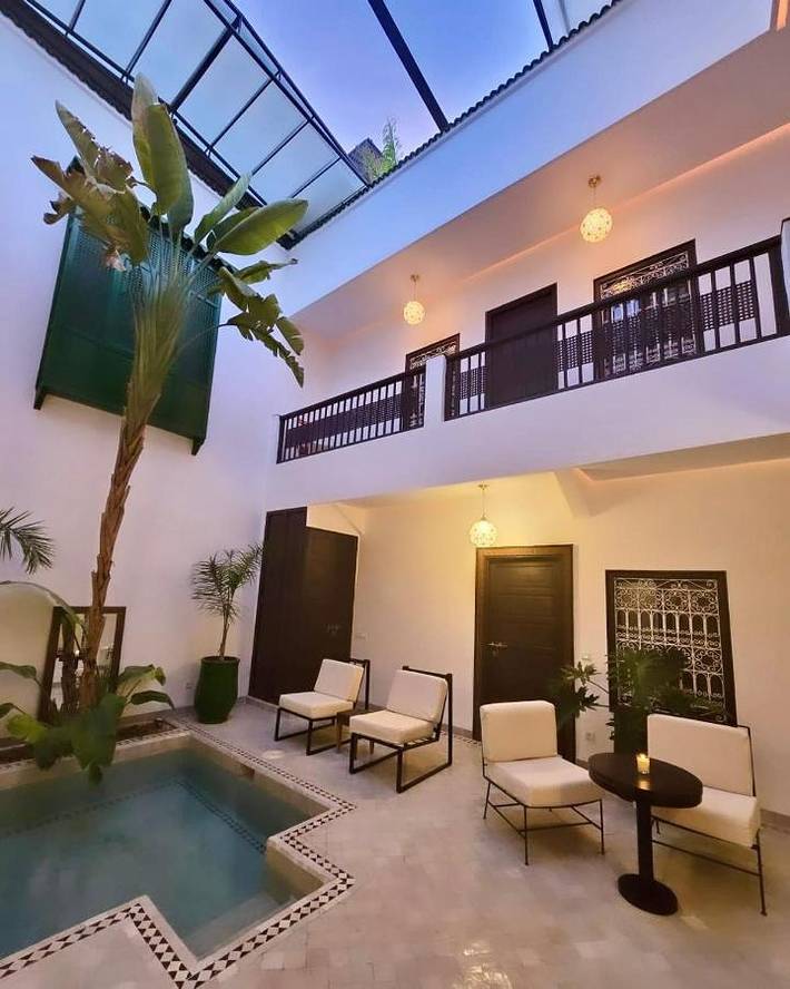 Chambre d’hôte pour 2 personnes, avec terrasse et piscine à Marrakech - 4