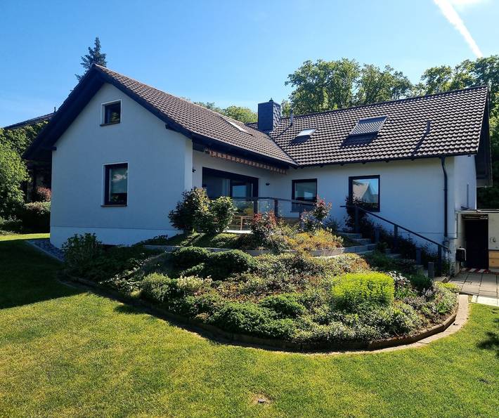 Ferienwohnung für 6 Personen, mit Terrasse und Ausblick sowie Garten in Goslar