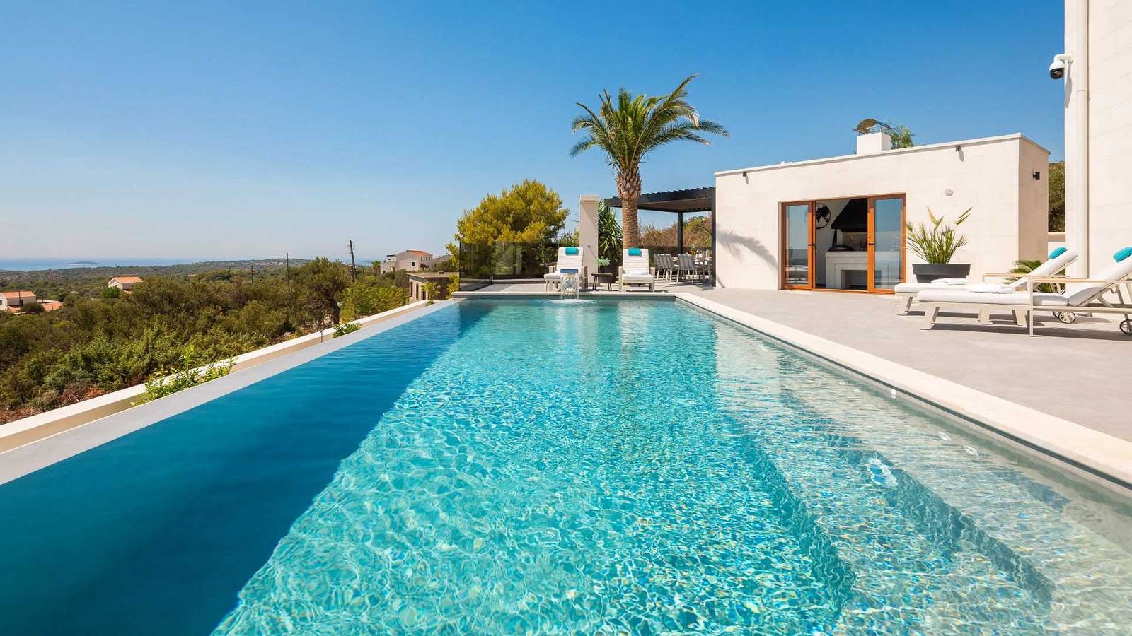 Villa Bacci di Sole mit Pool in Rogoznica, Šibenik-Knin