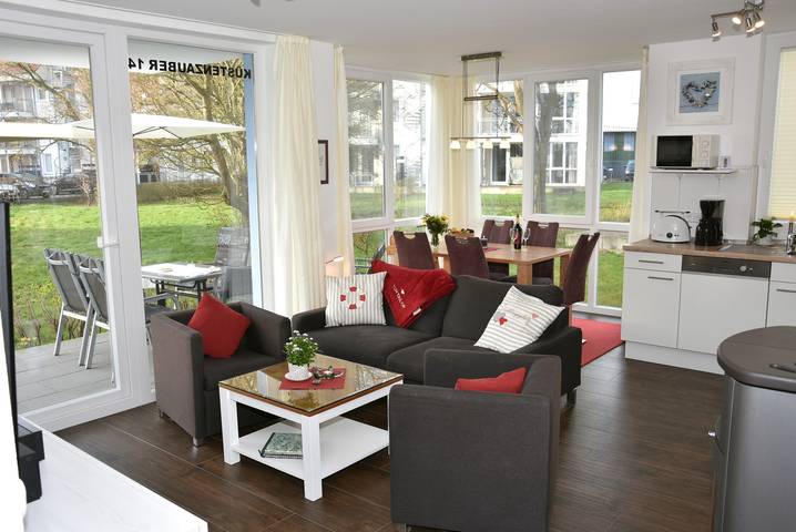 Ferienwohnung für 5 Personen, mit Terrasse und Garten sowie Sauna in Großenbrode