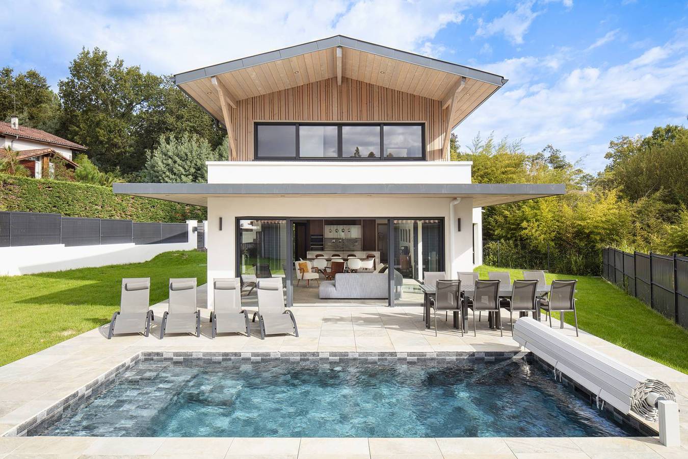 Ganze Ferienwohnung, Villa Bali avec piscine chauffée in Seignosse, Côte d’Argent