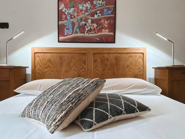 Maison d’hôte pour 2 personnes, avec jardin ainsi que terrasse et vue dans Gressan