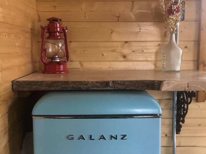 Blockhütte für 3 Personen, mit Sauna und Garten sowie Balkon, mit Haustier - 1