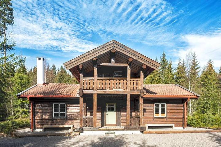 Ferienhaus für 8 Personen, mit Balkon und Terrasse sowie Garten und Ausblick in Gräsmark