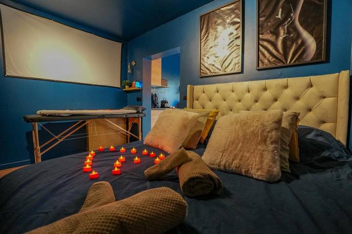 Appartement de vacances pour 2 personnes, avec jacuzzi et terrasse, animaux acceptés