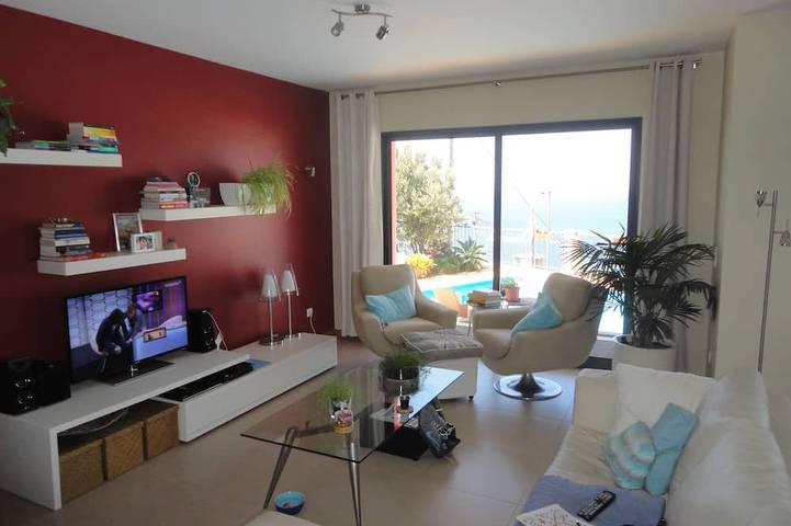 Villa with pool and stunning views near beach Ponta do Sol in Pináculo, Ponta do Sol