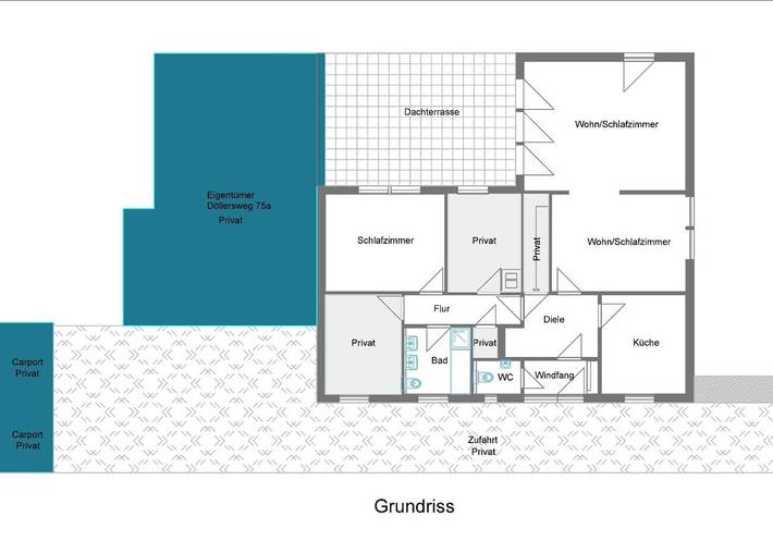 Ferienwohnung für 4 Personen, mit Terrasse in Wermelskirchen - 3