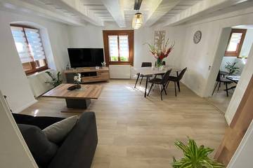 Cottage pour 4 personnes, avec jardin à Bischoffsheim