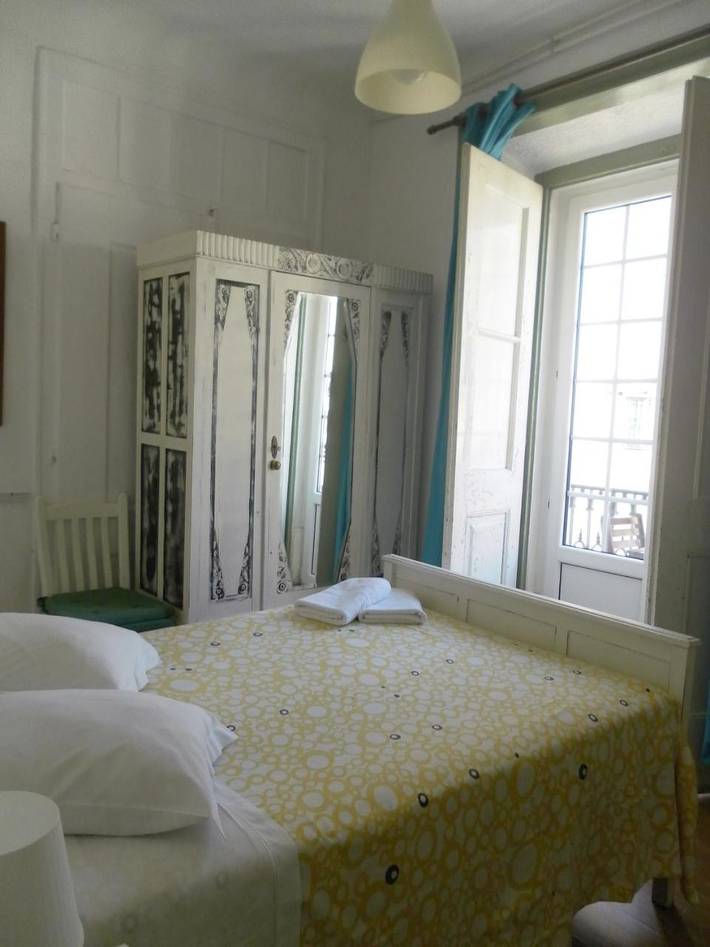 BnB für 2 Personen, mit Balkon und Ausblick in Lissabon
