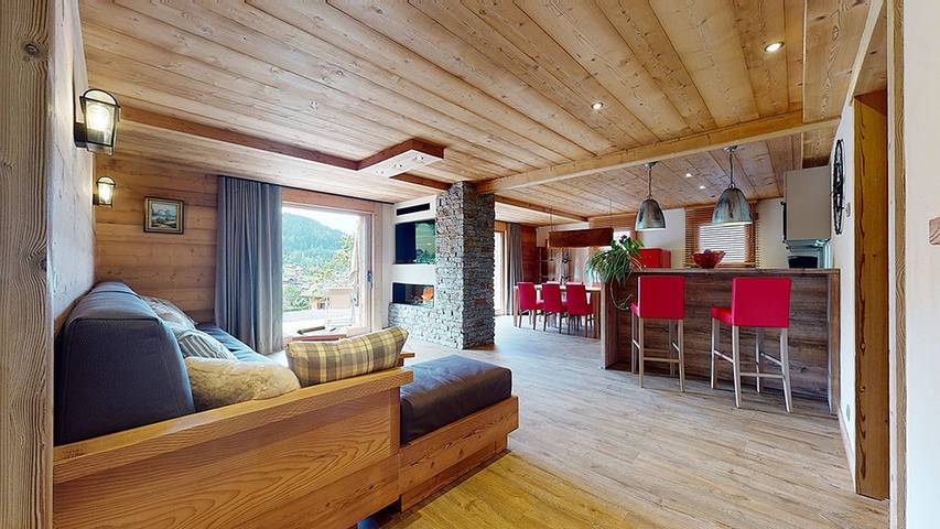 Chalet pour 6 personnes, avec jacuzzi ainsi que sauna et terrasse à Le Grand-Bornand - 3
