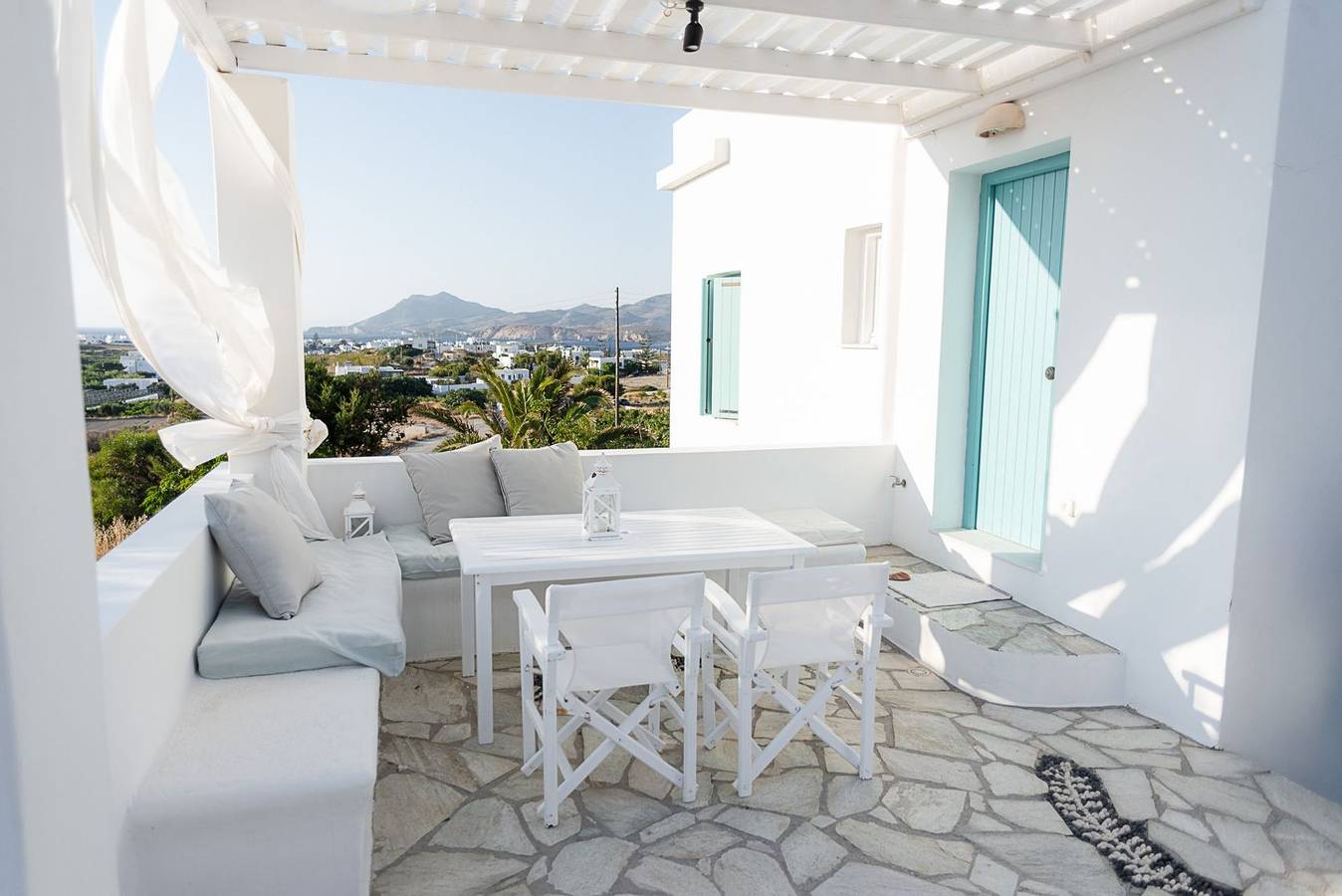 Calytheron Suite, Furnished Terrace, Sea Views, Milos in Pollonia, Milos