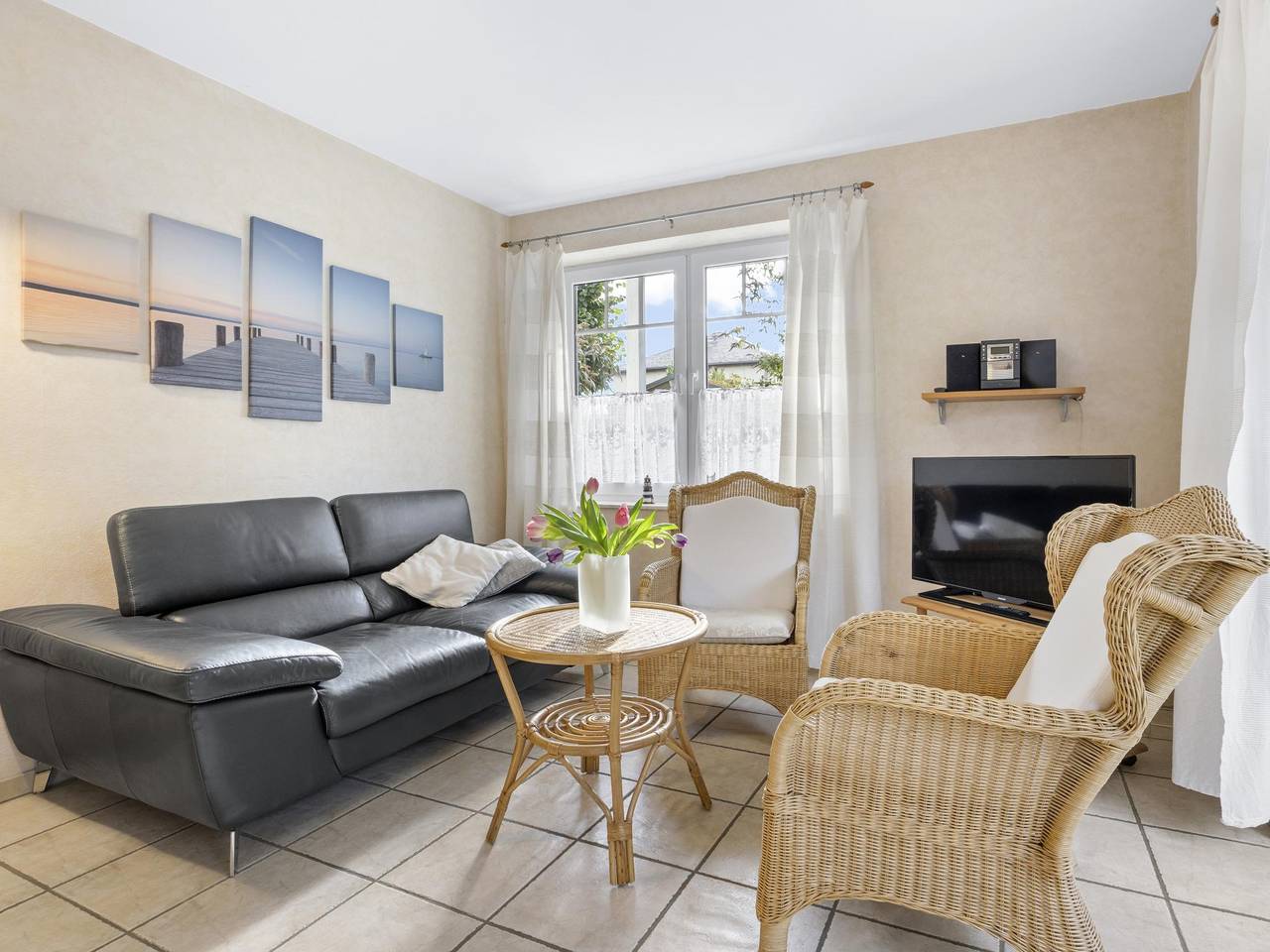 Ganze Wohnung, Helle Ferienwohnung auf der Insel Poel, top Lage in Timmendorf, Nordwestmecklenburg (Wismar und Umgebung)