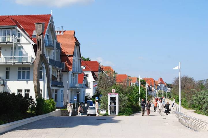Ferienwohnung für 4 Personen, mit Terrasse am Warnemünde Strand