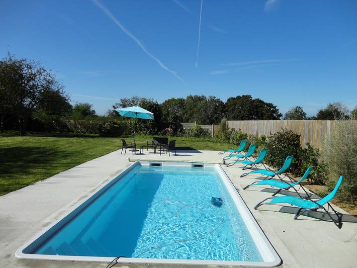 Maison de vacances pour 14 personnes, avec Terrasse ainsi que Jardin et Piscine