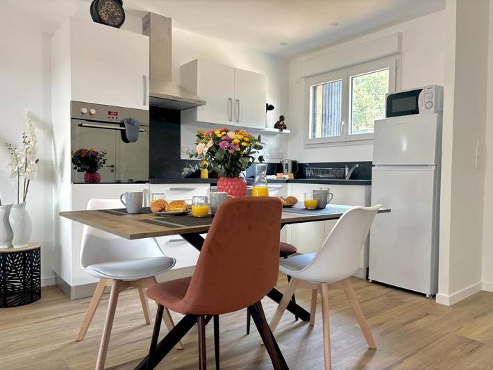 Maison de vacances pour 4 personnes, avec Terrasse et Jardin