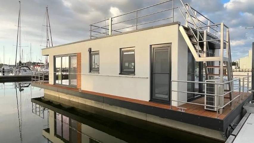 Boot für 4 Personen, mit Balkon und Sauna am Greifswalder Bodden - 4
