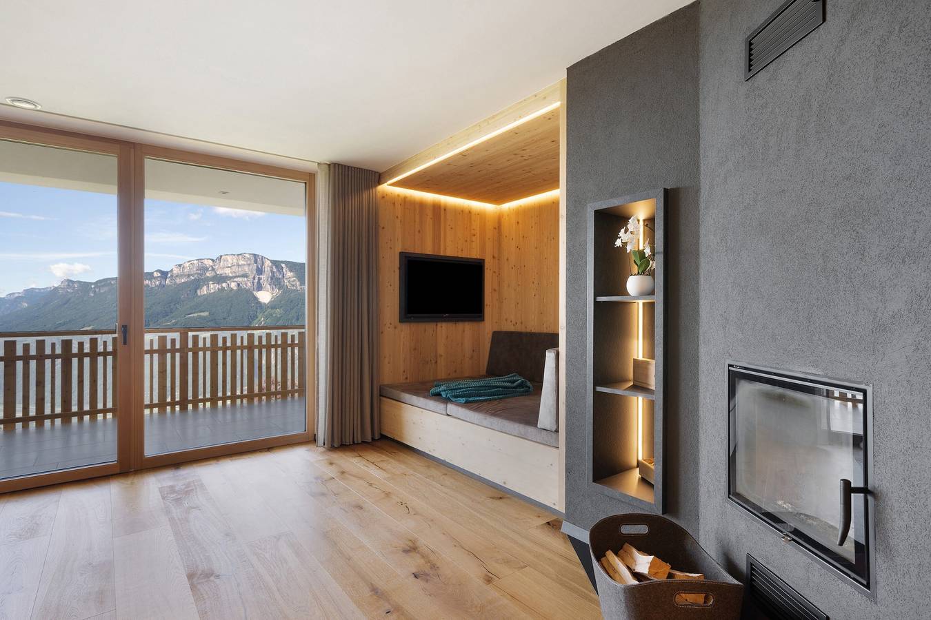 Appartamento intero, Appartamento 'Lodge Lavendel' con vista sulle montagne, terrazza privata e sauna privata in Meltina, Alpi Sarentine
