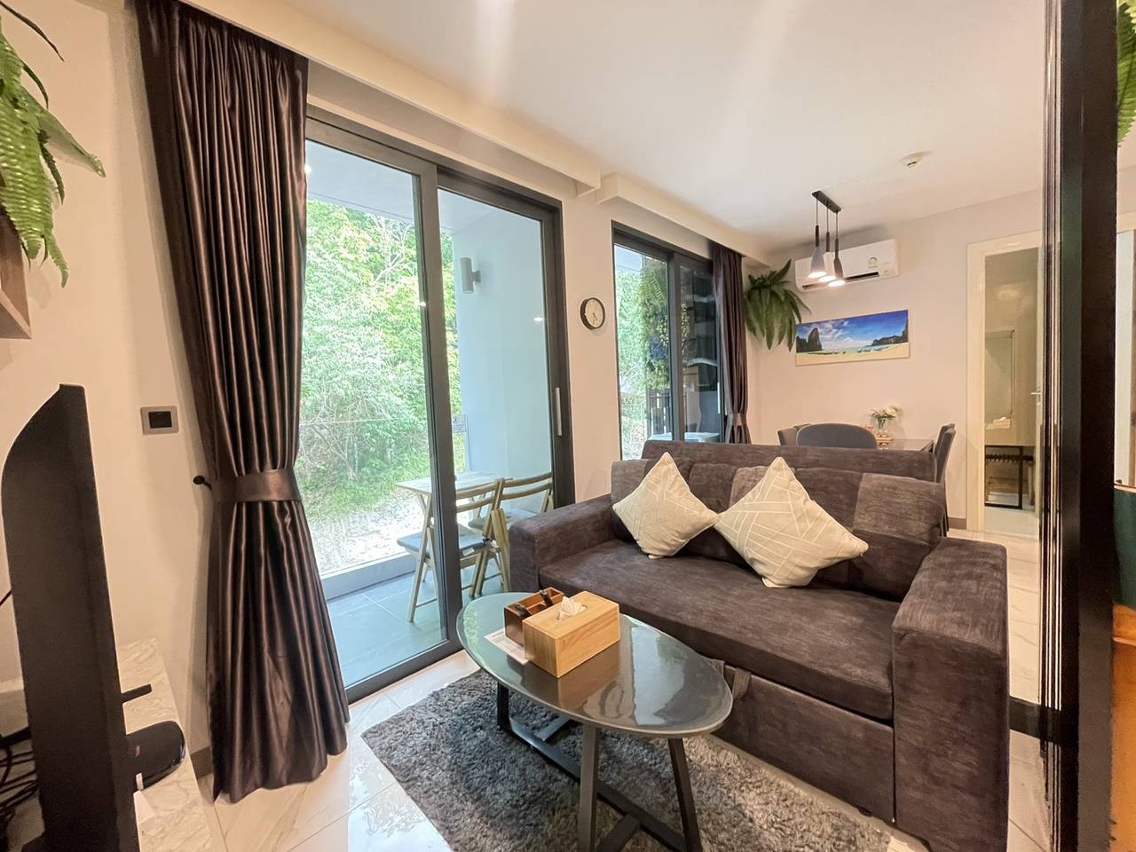 Apartamento entero, Ao407 - Apartamento de 2 habitaciones con vistas al bosque en la playa de Ao Nang in Ao Nang, Provincia de Krabi