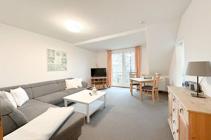 Ferienwohnung für 3 Personen, mit Balkon in Bornholt