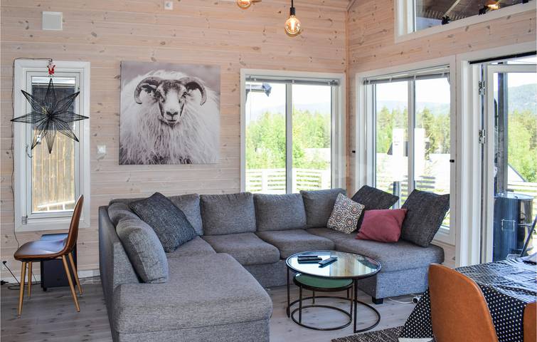 Ferienhaus für 6 Personen mit Ausblick in Nissedal