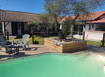 Chambre d’hôte pour 4 personnes, avec jardin et piscine à Gujan-Mestras