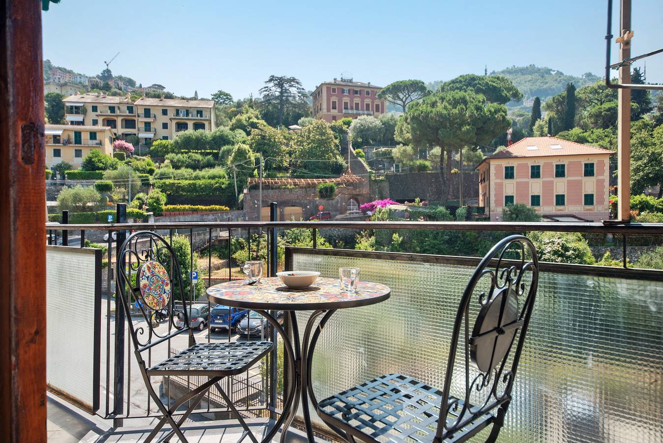 Ferienhaus 'Comfort A 5 Minuti Dal Mare' mit Balkon und Wi-Fi in Camogli, Riviera di Levante