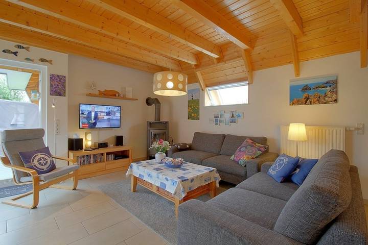 Ferienhaus für 6 Personen, mit Terrasse und Garten
