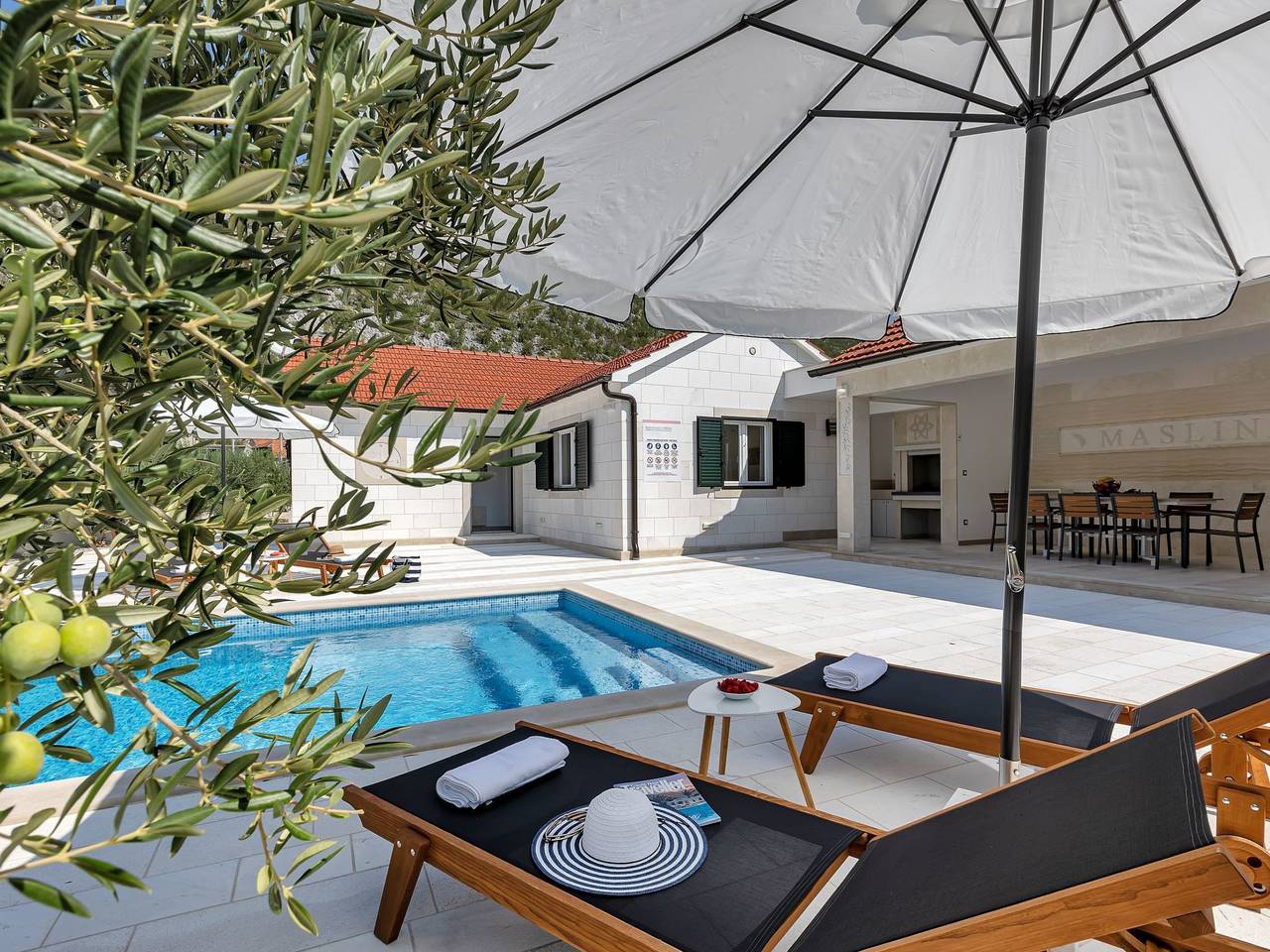 Villa Maslina - Ferienanlage Moja Stina in Dalmatinisches Zagora