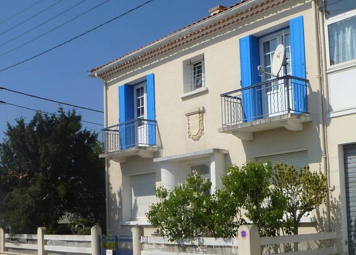 Location de vacances pour 4 personnes, avec vue et balcon, adapté aux familles à Royan