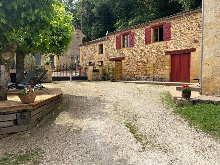 Appartement de vacances pour 4 personnes, avec Terrasse ainsi que Jardin et Vue