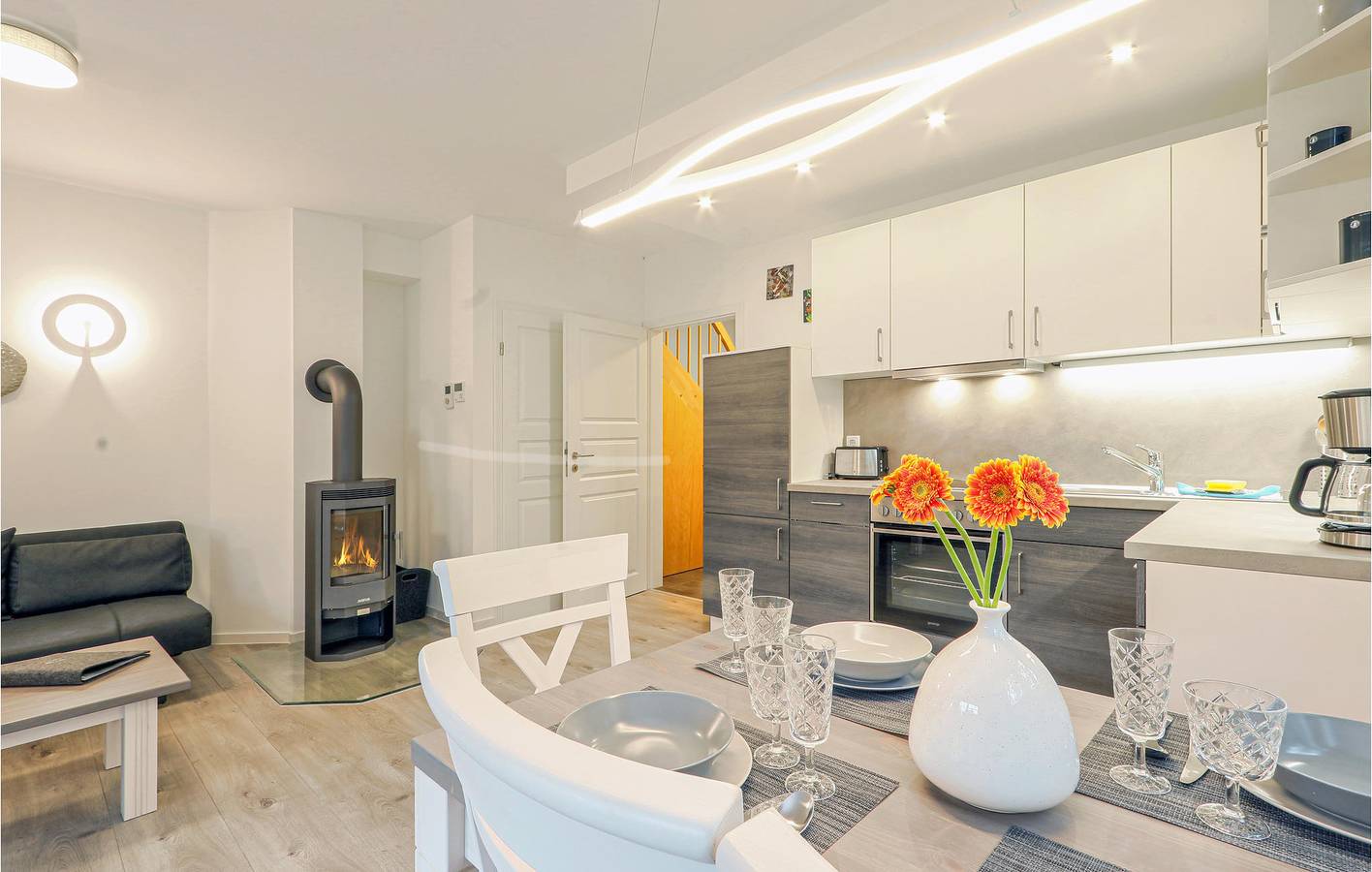 Gemütliches Strandapartment mit Terrasse und Parkplatz in Zirchow, Usedom