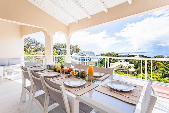Location de vacances pour 8 personnes, avec balcon ainsi que vue et piscine dans Plage de Petit-Havre - 3