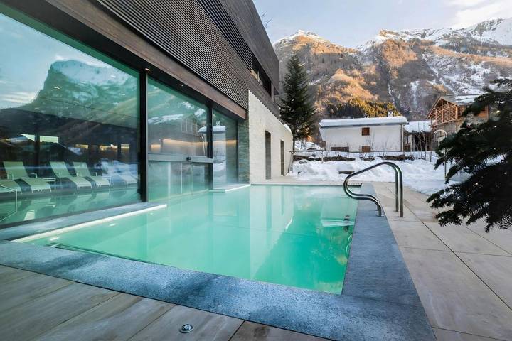Hôtel pour 5 personnes, avec jardin et piscine ainsi que vue et sauna, animaux acceptés à Riva Valdobbia - 3