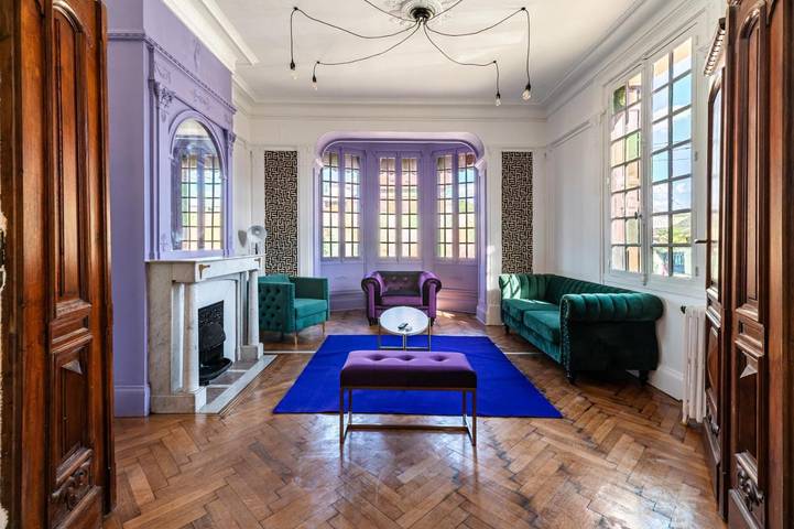 Appartement de vacances pour 14 personnes, avec balcon et jardin