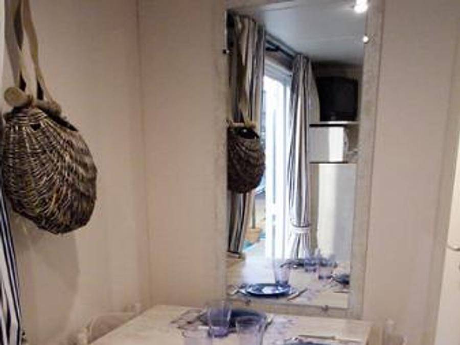 Flower Camping La Guichardière - Mobilheim 8 personen - Cabane du Pêcheur Grand Confort 3 Zimmer in La Plaine-sur-Mer, Côte de Jade