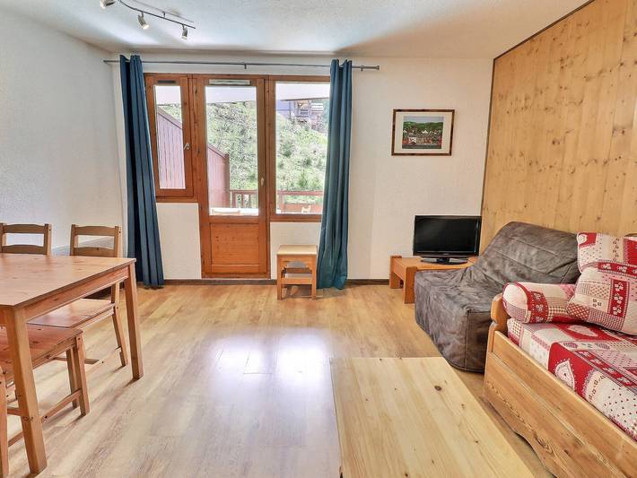 Appartement de vacances pour 4 personnes, avec balcon à Courchevel