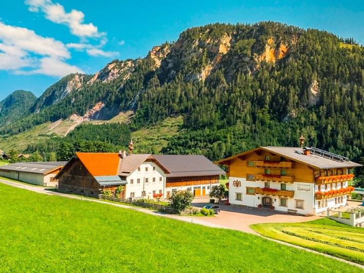 Ferienwohnung für 6 Personen, mit Balkon und Garten sowie Sauna in Radstadt