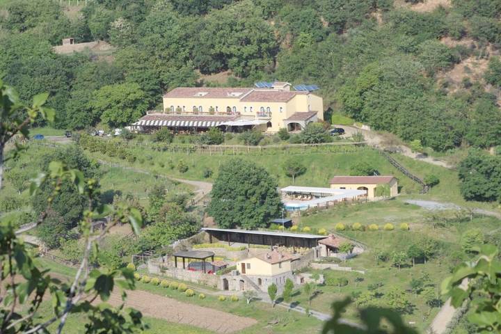 Stanza per 3 persone, con giardino e panorama nonché piscina - 1