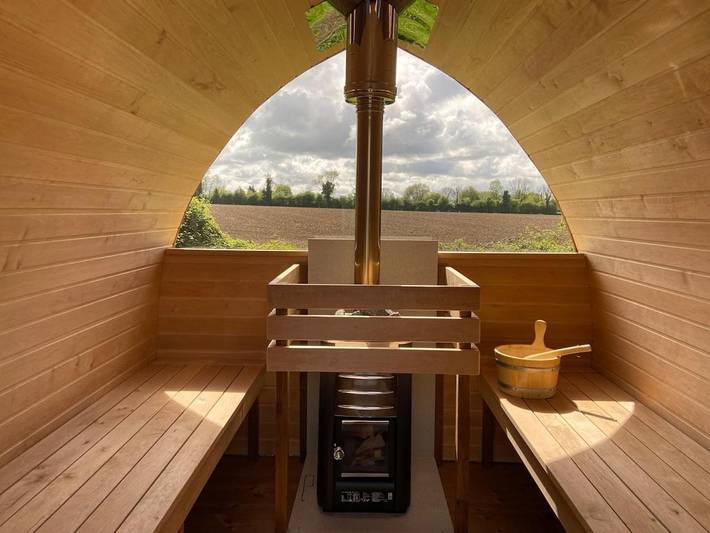 Location de vacances pour 4 personnes, avec vue ainsi que terrasse et sauna, animaux acceptés à Bonnebosq - 2