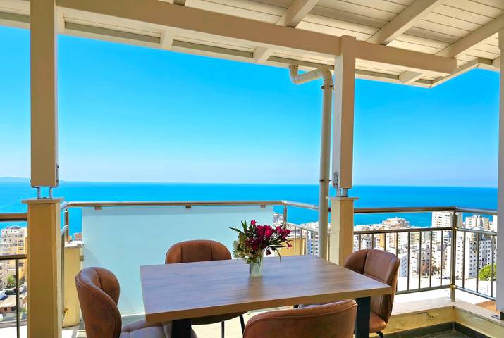 Appartamento per 4 persone, con balcone a Durazzo