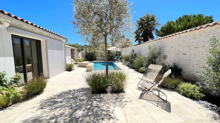Gîte pour 9 personnes, avec piscine et jardin, animaux acceptés à Saint-Martin-de-Ré - 4