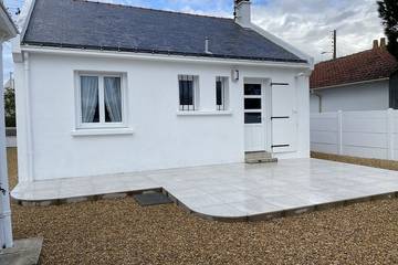 Gîte pour 5 personnes, avec terrasse dans Plage de Port-Lin