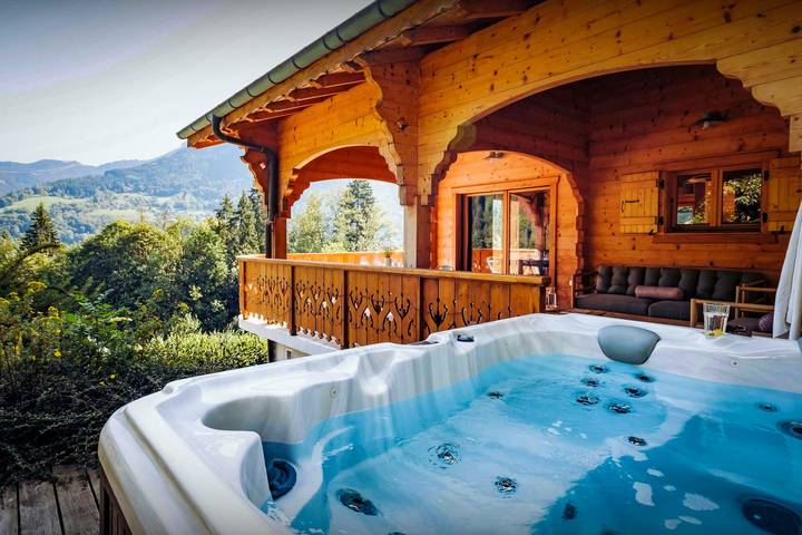 Séjour 8p avec vue imprenable, jacuzzi et sauna - Ovo Network in Saint-Jean-d'Aulps, Les Portes du Soleil
