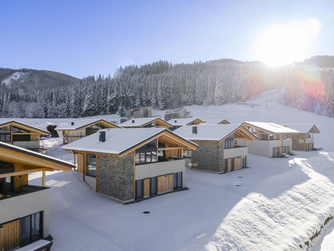 Schönes Ski-in-Ski-out Chalet mit Familienzimmer in St. Lambrecht, Westliche Obersteiermark
