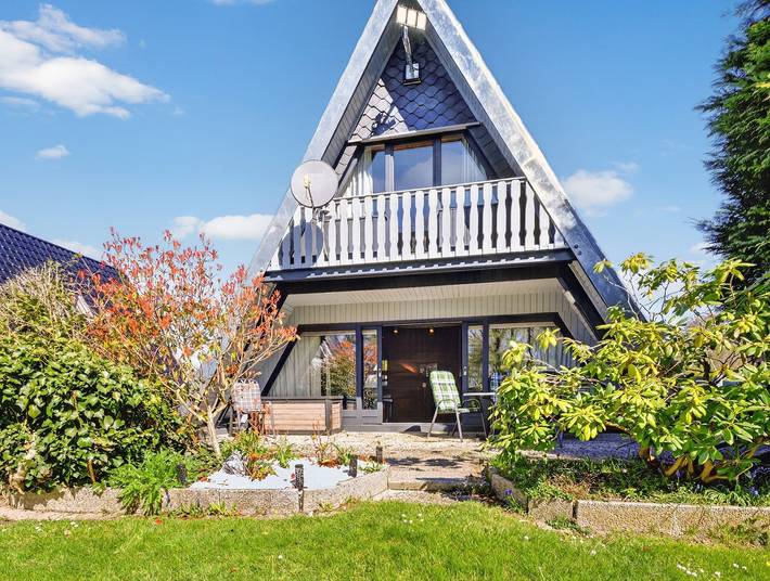 Ferienhaus für 5 Personen, mit Balkon und Terrasse sowie Garten und Ausblick in Damp