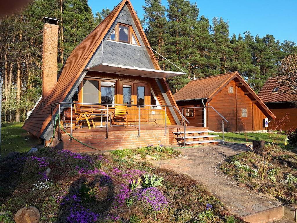 Ferienhaus in Wustrow mit Schwimmbecken in Canow, Wustrow (Mecklenburgische Seenplatte)